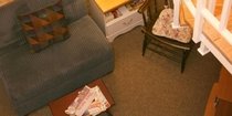 couch in living room
