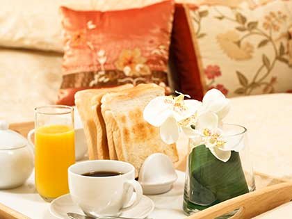 breakfast in bed in SE South Dakota
