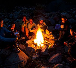 Full Moon Hike and Bonfire at Garden Gables Inn in Lenox, MA