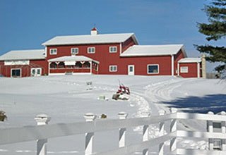 Winter at Hilltop Orchards in Lenox, MA