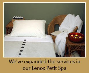 Lenox Spa Services at Garden Gable Inn