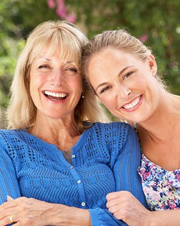 Beautiful Mother & Daugher Photo