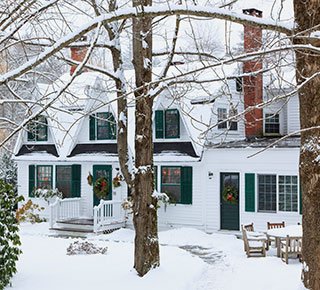 Winter at Garden Gables Inn in Lenox, MA
