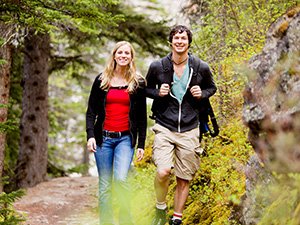 Hiking in the Bay of Fundy, Nova Scotia, Canada