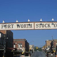 Fort Worth, Texas near the North Texas Area Bed and Breakfast Association