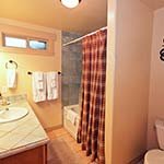 #104 bathroom in Blue Iguana Inn in Ojai, California