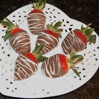 Chocolate covered strawberries at Lockheart Gables in Fort Worth, Texas