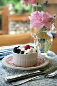 Breakfast at Kangaroo House in Orcas Island, WA