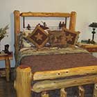 bedroom in Stormy Ridge Cabin at Hochatown Junction in Broken Bow, OK