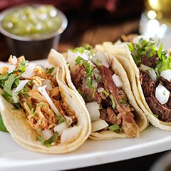 Tacos at Mi Casa Kitchen and Bar Restaurant in Stowe, Vermont