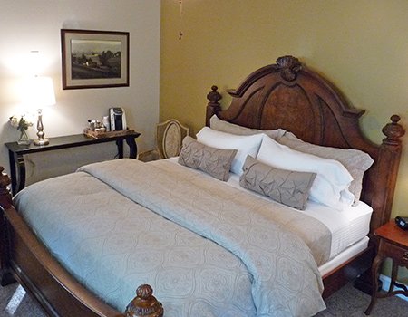 The Brook Bridge Room at PineCrest Bed and Breakfast in Gorham, Maine
