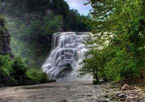 Ithaca Falls Natural Area near City Lights Inn in Ithaca, New York Photo by Clarence Baillo