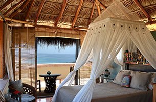 Bali Room at Villa del Faro in San Jose del Cabo, B C S, Mexico