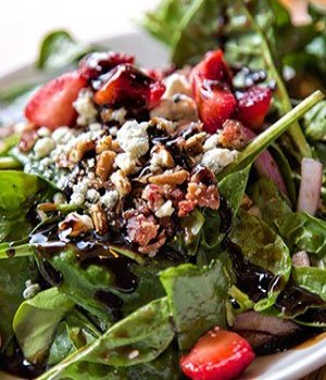 Summer salad near The Plantation Bed and Breakfast in California