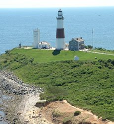 Montauk Point Lighthouse near Cottage East in the Hamptons, NY
