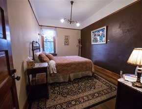 Queen Room at Balch Hotel in Dufur, OR