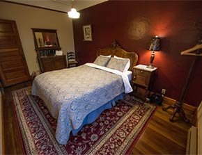 Queen Room at Balch Hotel in Dufur, OR