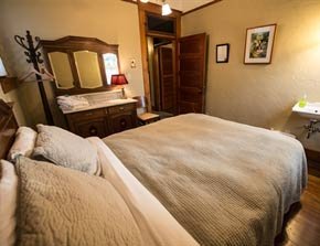 Queen Room at Balch Hotel in Dufur, OR