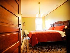 Queen Room at Balch Hotel in Dufur, OR