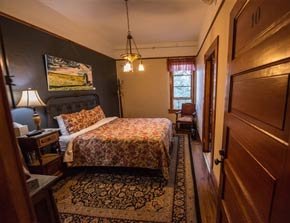 Queen Room at Balch Hotel in Dufur, OR