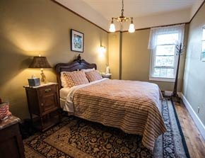 Queen Room at Balch Hotel in Dufur, OR