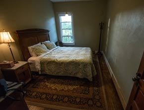 Queen Room at Balch Hotel in Dufur, OR