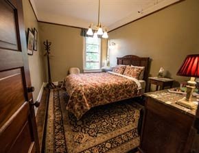 Queen Room at Balch Hotel in Dufur, OR
