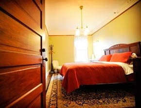 Queen Room at Balch Hotel in Dufur, OR