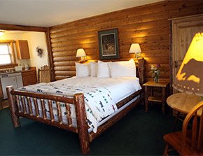paradise cabin room at yellowstone basin inn