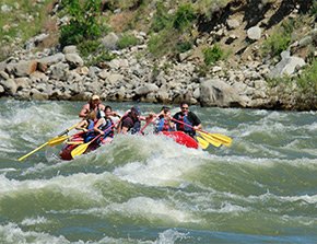 river rafting near yellowstone basin inn
