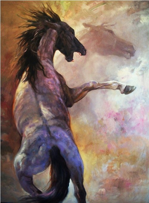 Horse Art | Fury | by Dave Merrill