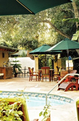Pool at Emerald Iguana in Ojai, California