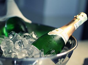 Champagne Berries & Bubbly Package at Bass and Baskets