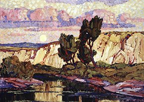 Painting by Sven Birger Sandzén