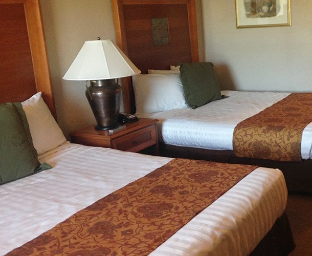 Double Room at the Lodge at Russell Motel in Kansas