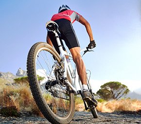 Mountain Biking at Bur Oak Nature Trail