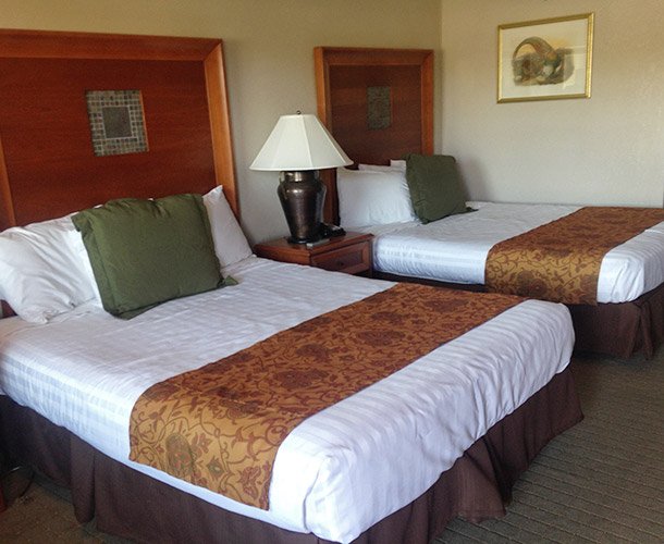Double Queen Room at the Lodge at Russell in Kansas