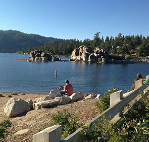 Swimming in Boulder Bay Park California