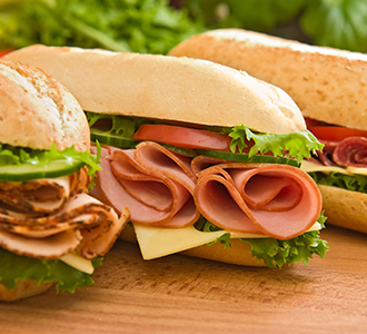 Sandwiches at Village Hero subs