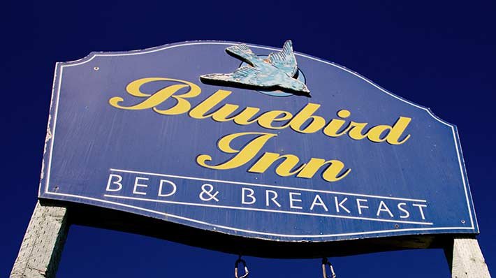 Bluebird Inn Sign