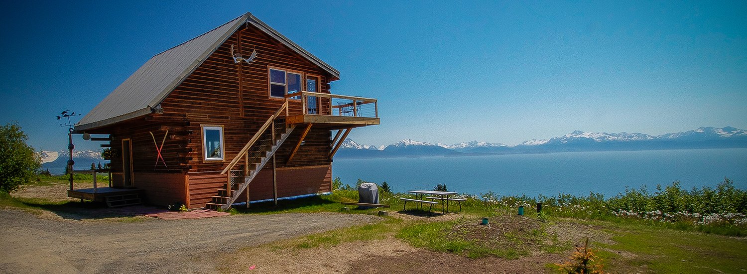 Glacier View Log Cabin Homer Alaska Lodging Alaska Adventure