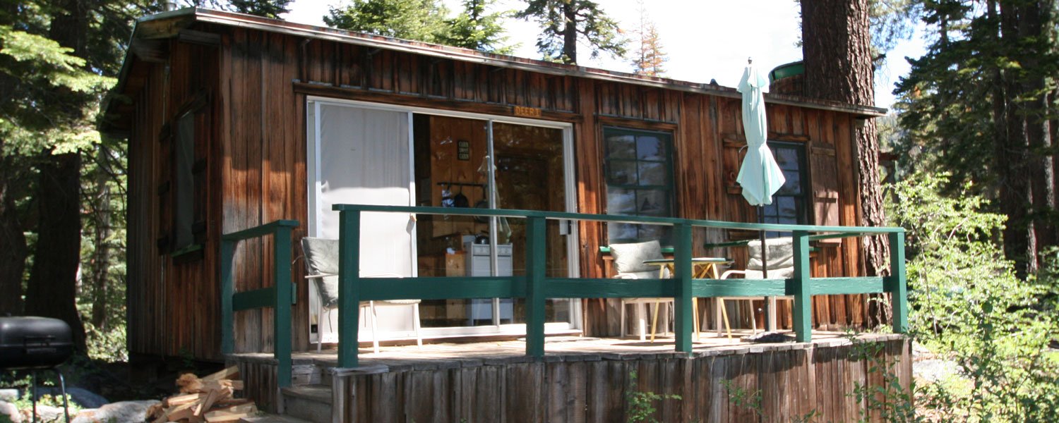 Four Person Cabins Silver Lake CA Resort Kit Carson Lodge