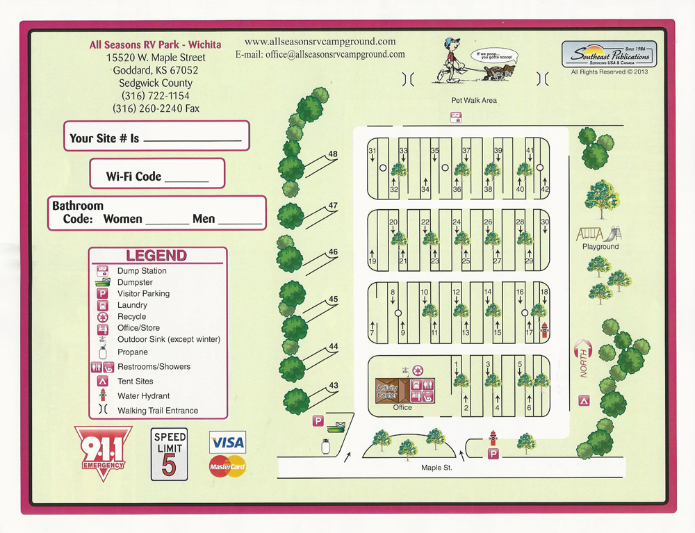 All Seasons Rv >> Campground Map Wichita Camping All Seasons Rv Park All Seasons Rv >> Campground Map Wichita Camping All Seasons Rv Park